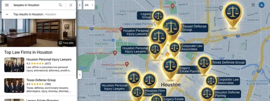 Dominating Google Maps for Law Firms in Houston